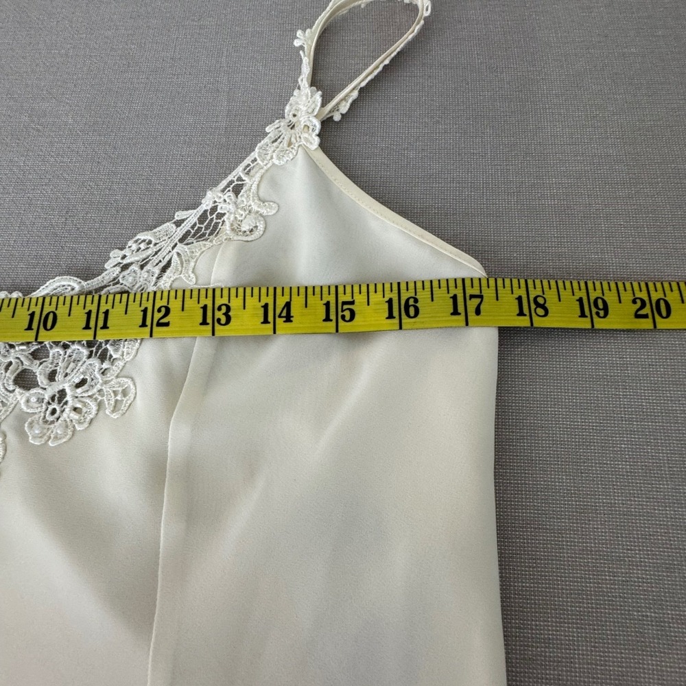 Valerie Stevens Intimates Chemise and Robe Small Cream - Picture 11 of 13